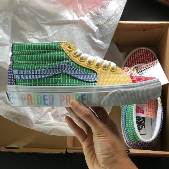 NIB VANS SK8T HI Pride Sneakers Shoes - Picture 7 of 8